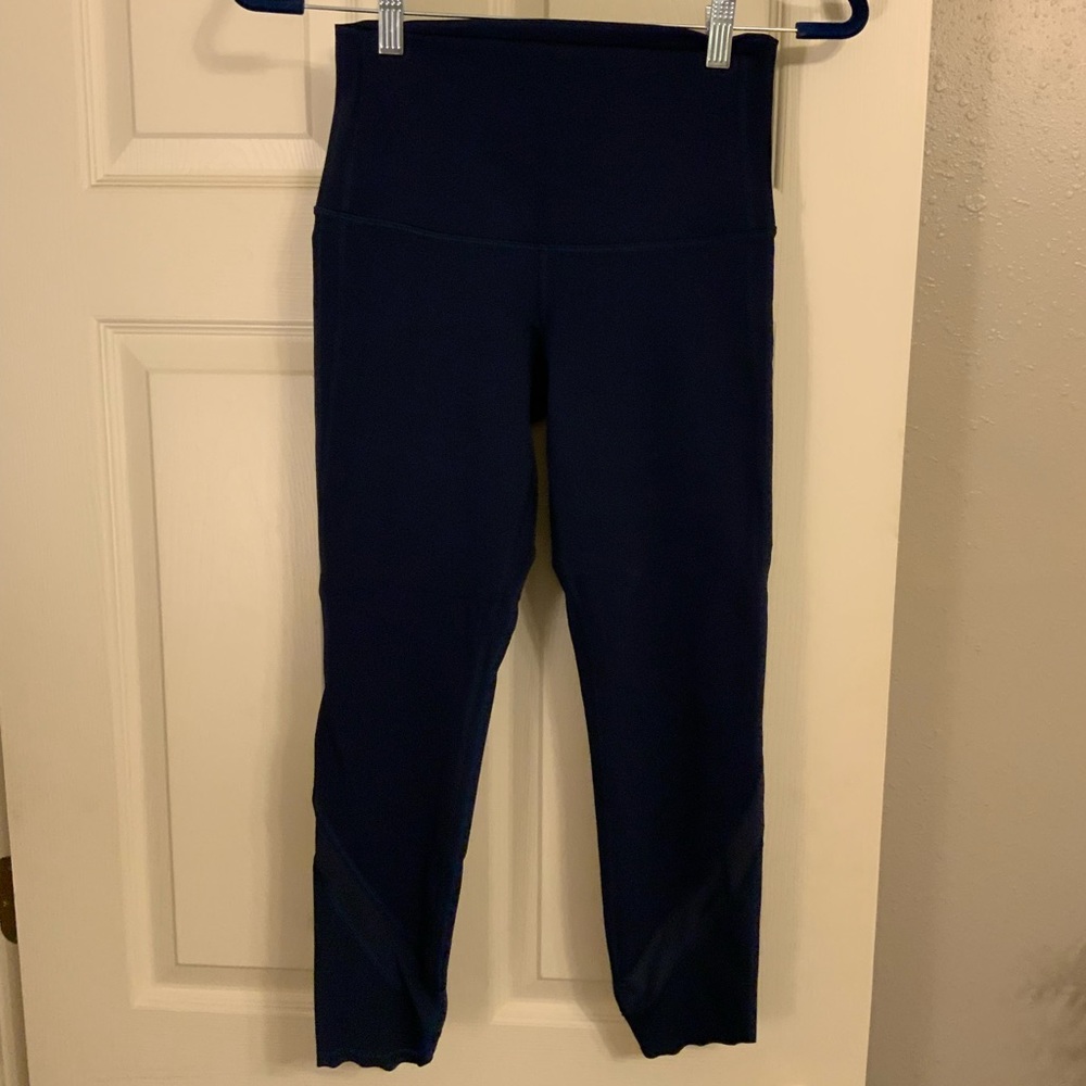 Lululemon navy leggings, size 6